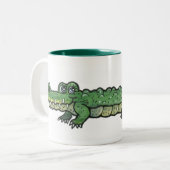 Alligator Tweekleurige Koffiemok (Voorkant links)