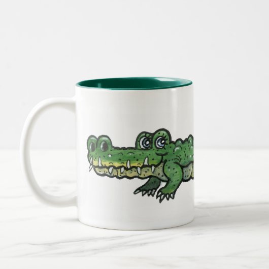 Alligator Tweekleurige Koffiemok (Links)