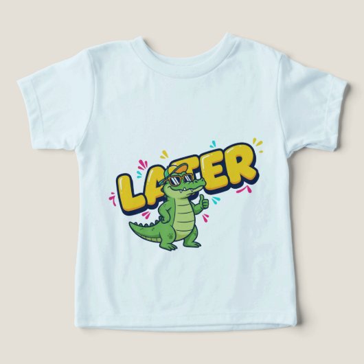 Alligator ultérieur - Cool Cartoon Gator (Design Recto)