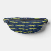 Alligator Vert Marine Bleu Motif (Poser)