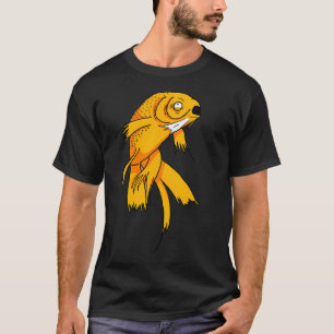 Alligator vissen in een badkuip t-shirt