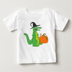 Alligator Witch met Halloween Pumpkin