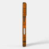 Alligator Wood Grain iPhone 16 Case (Achterkant / Rechts)