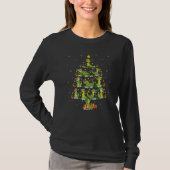 Alligator Xmas Lights Alligator Christmas Tree T-shirt (Voorkant)