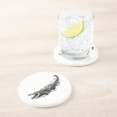 Alligator Zandsteen Onderzetter (Zijkant)