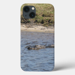 Alligator zwemt in water natuur natuur foto iPhone 13 hoesje