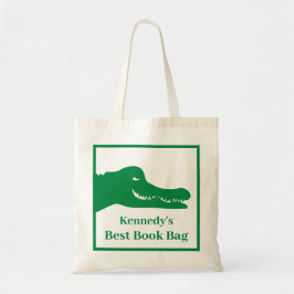 alligatorboek-Canvas tas