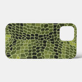 alligatordruk krokodilhuid Case-Mate iPhone case (Achterkant (horizontaal))