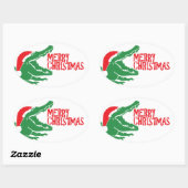 Alligatorkerst sticker (Vel)
