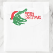 Alligatorkerst sticker (Tas)