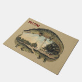 Alligators en vuurtoren, welkom, deurmat (Schuin)