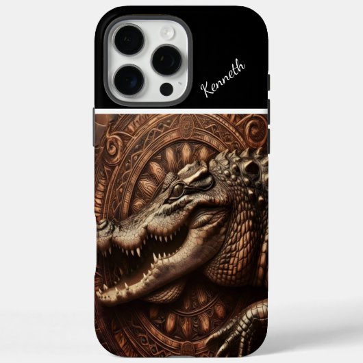 Alligator's Oude Omarming Case-Mate iPhone Case (Achterkant)