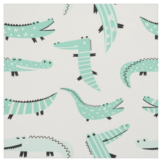 Alligators overal stof (Swatch)