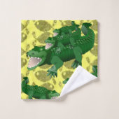 Alligators voor handdoeksets bad handdoek (Wasdoekje)