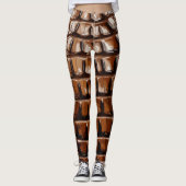 Alligatorstructuur Leggings (Voorkant)