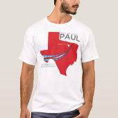 allinforpaul.com Texas logo T-shirt (Voorkant)