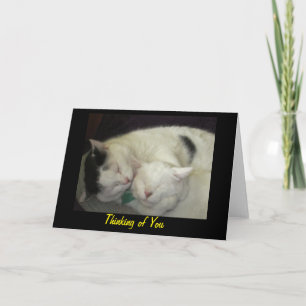 Allis et Abbie pensant à vous carte de voeux