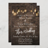 Allison et Gary Custom Invitation (Devant / Derrière)