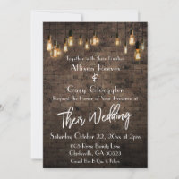 Allison et Gary Custom Invitation
