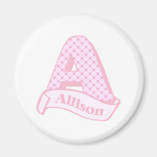 Allison Monogram Magneet
