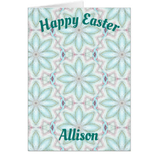 ALLISON ~ motif de carte de Pâques personnalisé ~