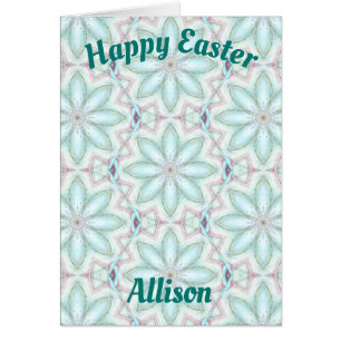 ALLISON ~ motif de carte de Pâques personnalisé ~