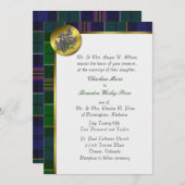Allison Tartan Bond Uitnodiging (Voorkant / Achterkant)