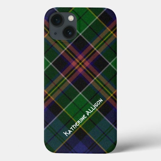  Allison Tartan Plaid Case-Mate iPhone Case (Achterkant)