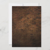 Allison's v2 Brick Edison Lights Bruiloft Kaart (Achterkant)