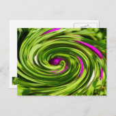 Allium Abstract Briefkaart (Voorkant / Achterkant)