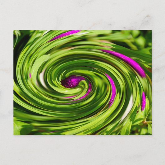 Allium Abstract Briefkaart (Voorkant)
