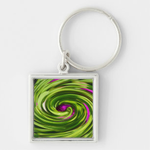 Allium Abstract Sleutelhanger