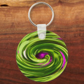 Allium Abstract Sleutelhanger (Voorkant)