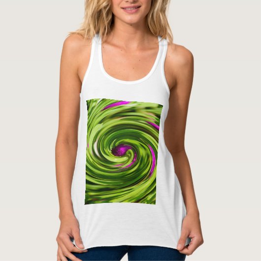 Allium Abstract Tanktop (Voorkant)