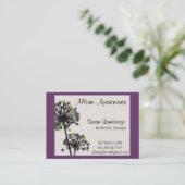 Allium Carte de visite (Debout devant)