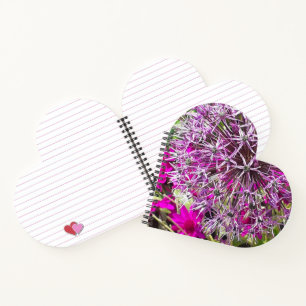 Allium & Fleurs d'été Carnet cardiaque