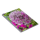 Allium & Fleurs d'été Carnet spiral (Côté Droit)