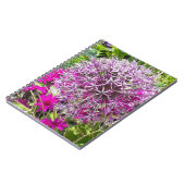 Allium & Fleurs d'été Carnet spiral (Côté gauche)