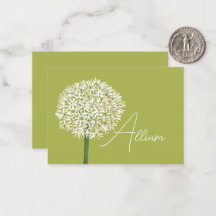 Allium Flower Botanical Art | Elegant Flora