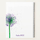Allium Flowers Inspirerend woorden gepersonaliseer Planner (Achterkant)