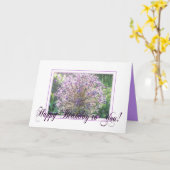 ALLIUM - GELUKKIGE VERJAARDAG KAART (Gele Bloem)
