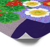 Allium, Geranium, Poppy, Primrose en Daisy Poster (Hoek)