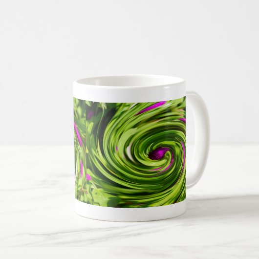 Allium Mug de café Abstrait (Devant droit)