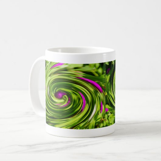Allium Mug de café Abstrait (Devant gauche)