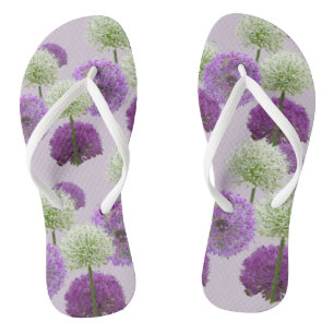 Allium White en Paarse volwassen Teenslippers