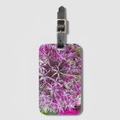 Allium & Zomerbloemen Bagagelabel (Voorkant (verticaal))