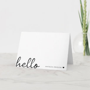 Allo minimal   Coeur moderne propre blanc simple