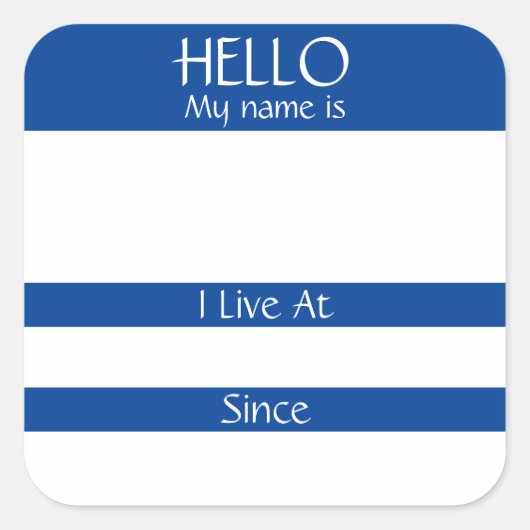 Allo Nom Balise Sticker Badge (Devant)