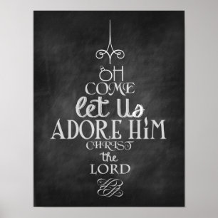 Allons, Adorons-Le. Poster du tableau de bord