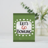 Allons au Bowling Carte Postale (Debout devant)